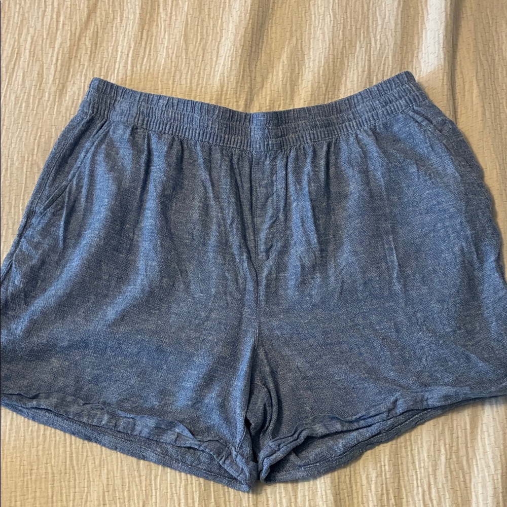 Franks & Oak Women's Blue Casual Shorts